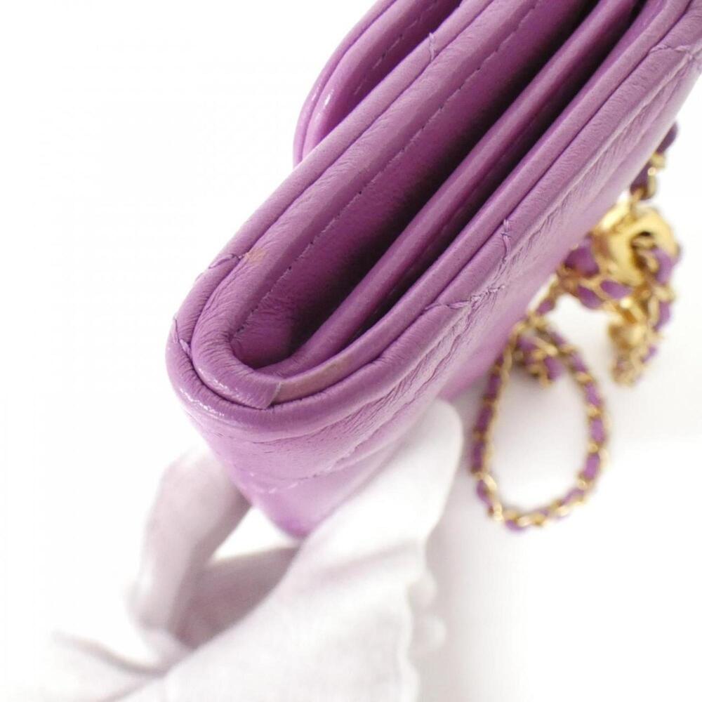 CHANEL Authentic Purple Wallet - Picture 3 of 9
